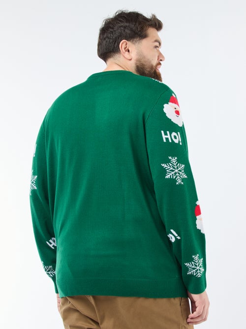 Camisola de Natal com estampado - Kiabi