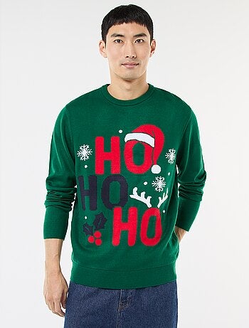 Camisola de Natal com estampado