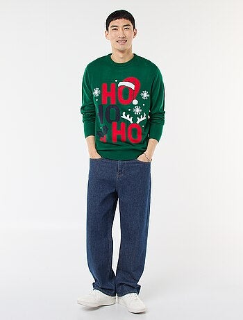 Camisola de Natal com estampado