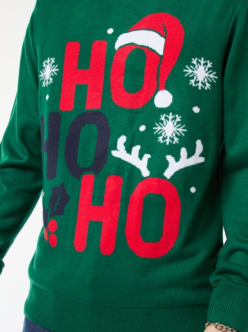 Camisola de Natal com estampado - Kiabi