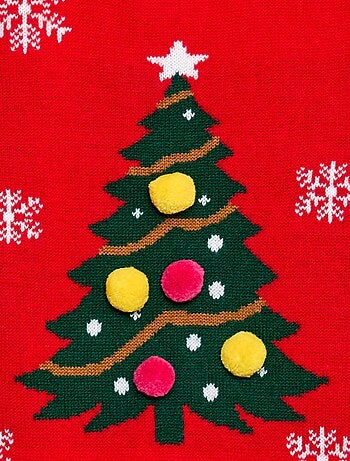 Camisola de Natal com estampado