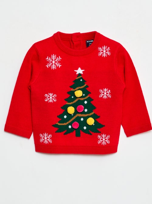 Camisola de Natal com estampado - Kiabi