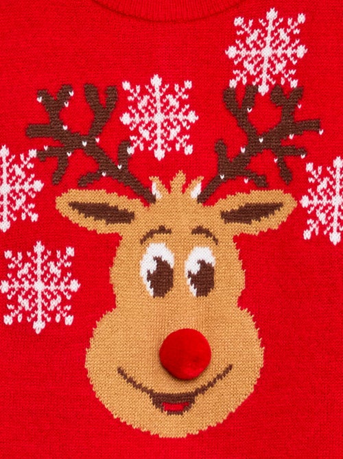 Camisola de Natal com estampado - Kiabi