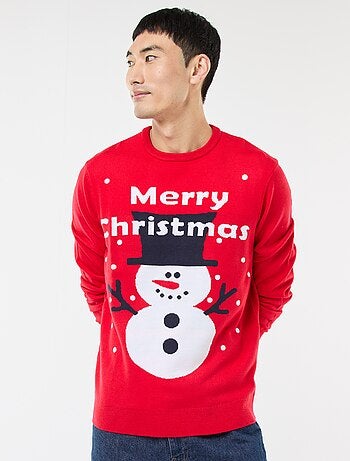 Camisola de Natal com estampado