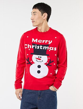 Camisola de Natal com estampado