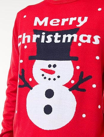 Camisola de Natal com estampado