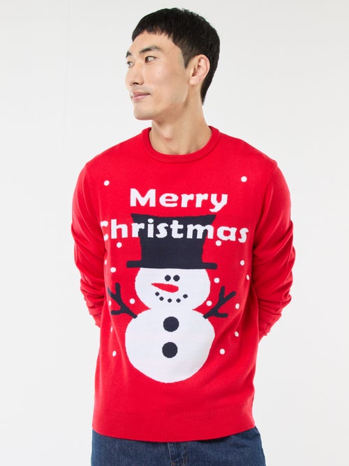 Camisola de Natal com estampado - Kiabi