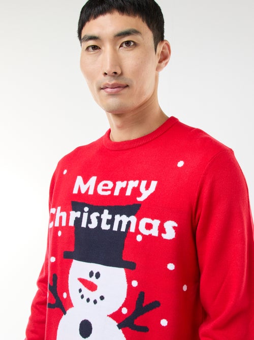 Camisola de Natal com estampado - Kiabi