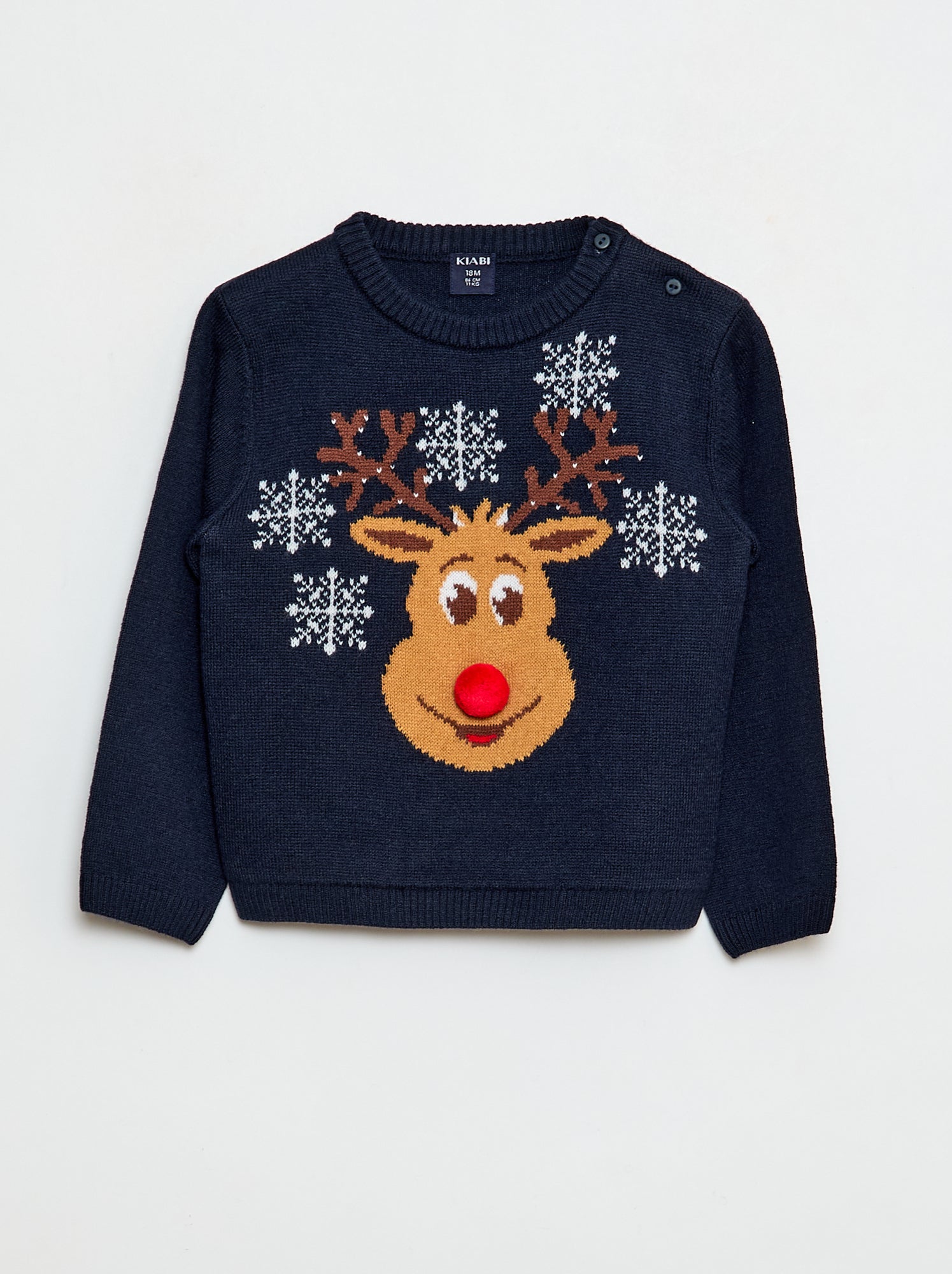 Camisola de Natal de Gola Redonda