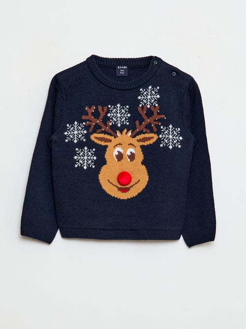 Camisola de Natal de Gola Redonda - Kiabi