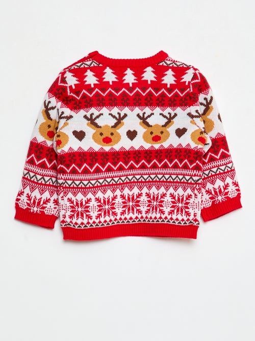 Camisola de Natal de Gola Redonda - Kiabi