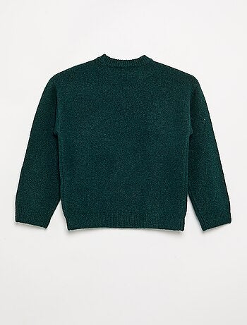 Camisola de Natal em malha grossa