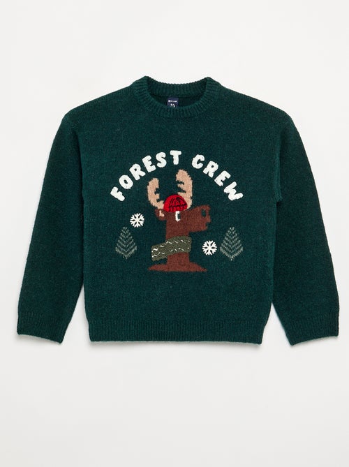 Camisola de Natal em malha grossa - Kiabi