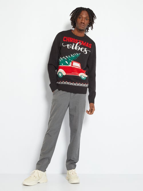 Camisola de Natal em malha - Kiabi