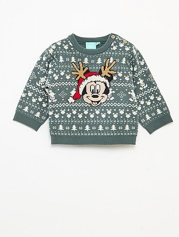 Camisola de Natal jacquard 'Disney' 'Mickey'