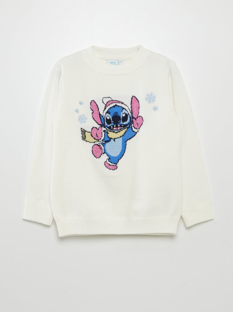 Camisola de Natal 'Stitch' BRANCO - Kiabi