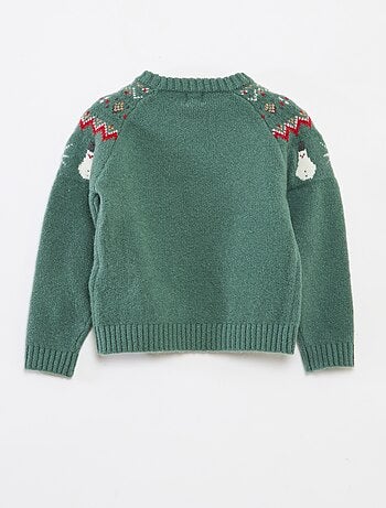 Camisola de Natal macia com animação fantástica