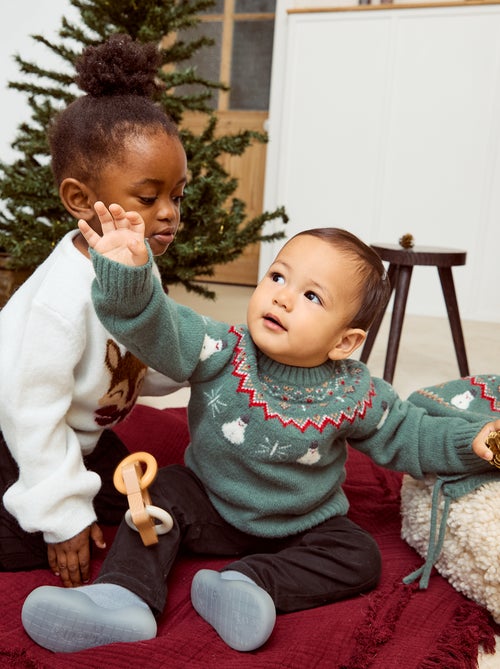 Camisola de Natal suave com animação fantasia - Kiabi