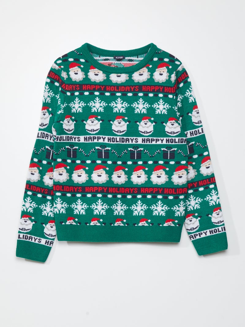 Camisola de Natal VERDE - Kiabi