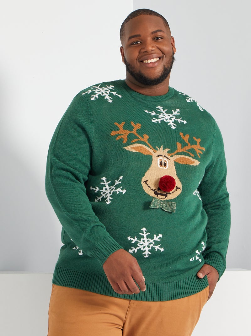 Camisola de Natal VERDE - Kiabi
