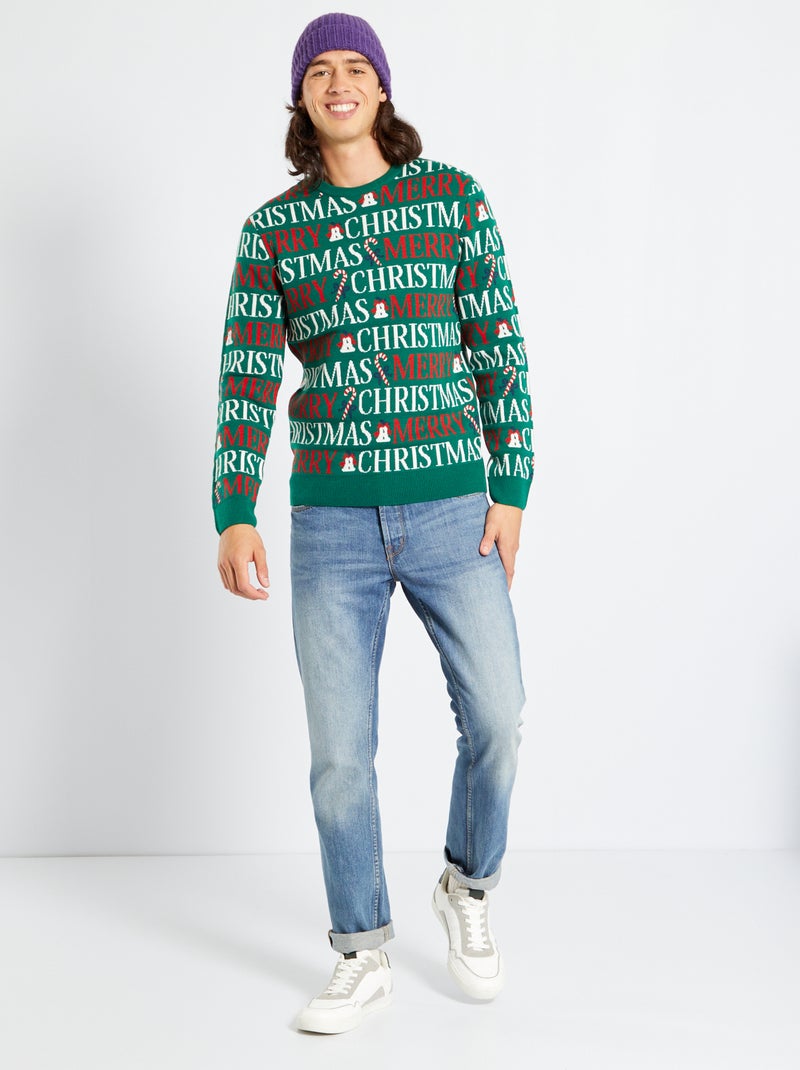 Camisola de Natal VERDE - Kiabi