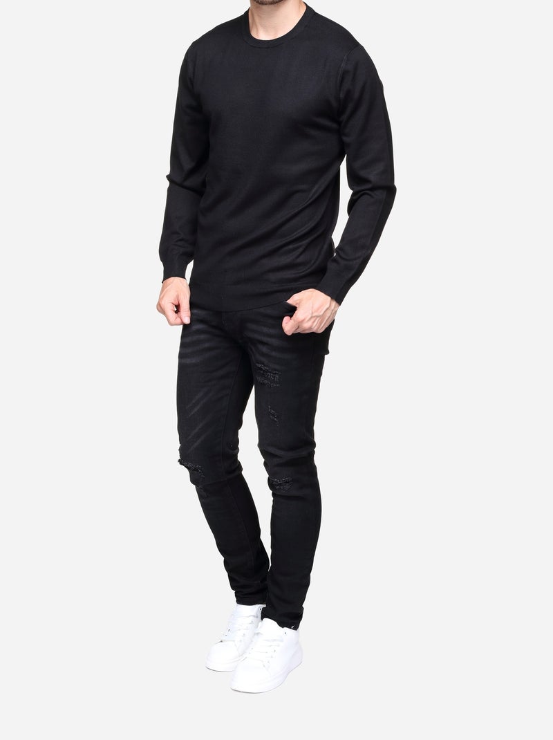 Camisola de noite calçar - Frilivin Preto - Kiabi