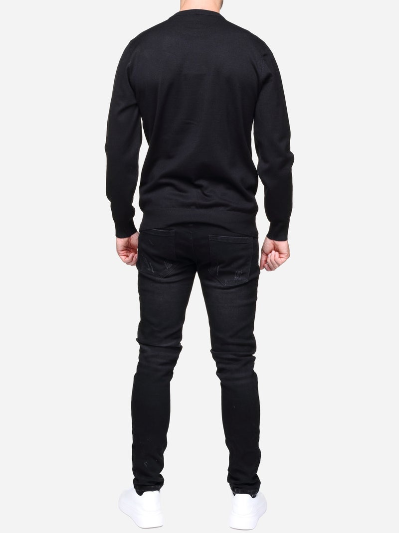 Camisola de noite calçar - Frilivin Preto - Kiabi