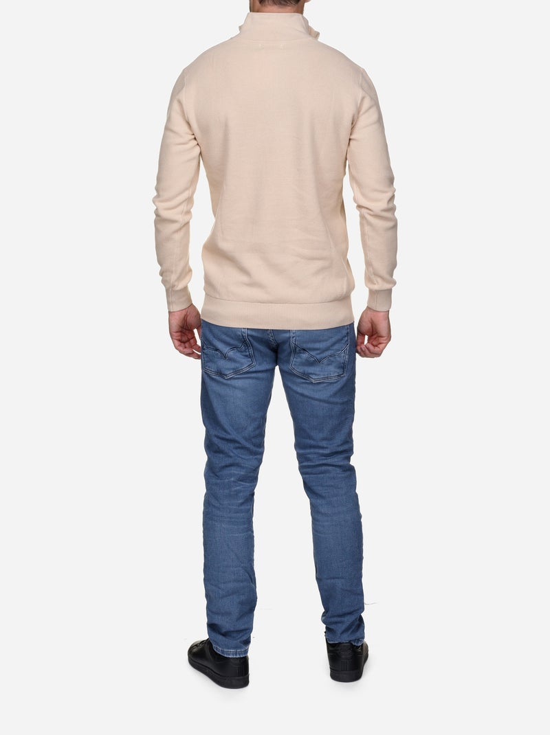 Camisola de noite calçar - Yves Enzo Creme - Kiabi