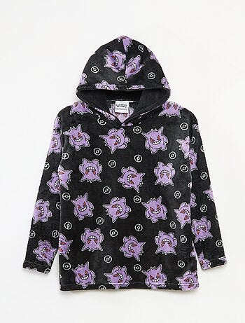 Camisola de noite com capuz 'Pokémon' efeito borrego