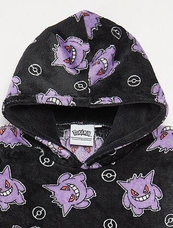 Camisola de noite com capuz 'Pokémon' efeito borrego