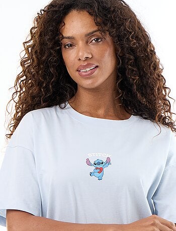 Camisola de noite tipo t-shirt 'Stitch'