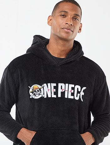 Camisola de noite 'One piece' com capuz