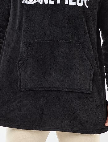 Camisola de noite 'One piece' com capuz
