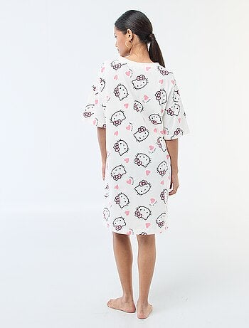Camisola de noite tipo t-shirt 'Hello Kitty'