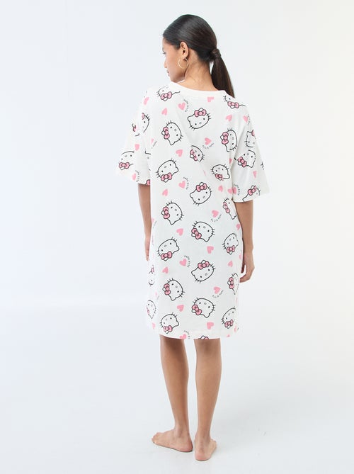 Camisola de noite tipo t-shirt 'Hello Kitty' - Kiabi