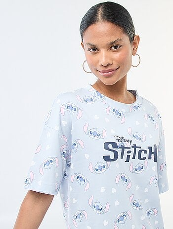 Camisola de noite tipo t-shirt 'Stitch'