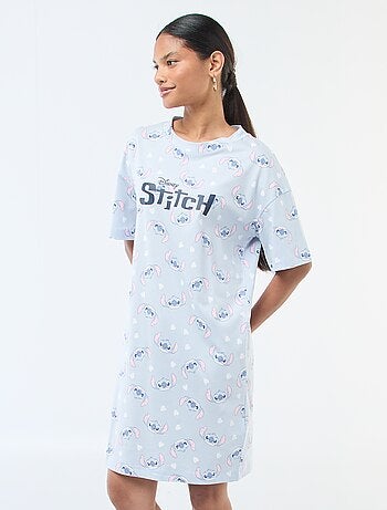Camisola de noite tipo t-shirt 'Stitch'