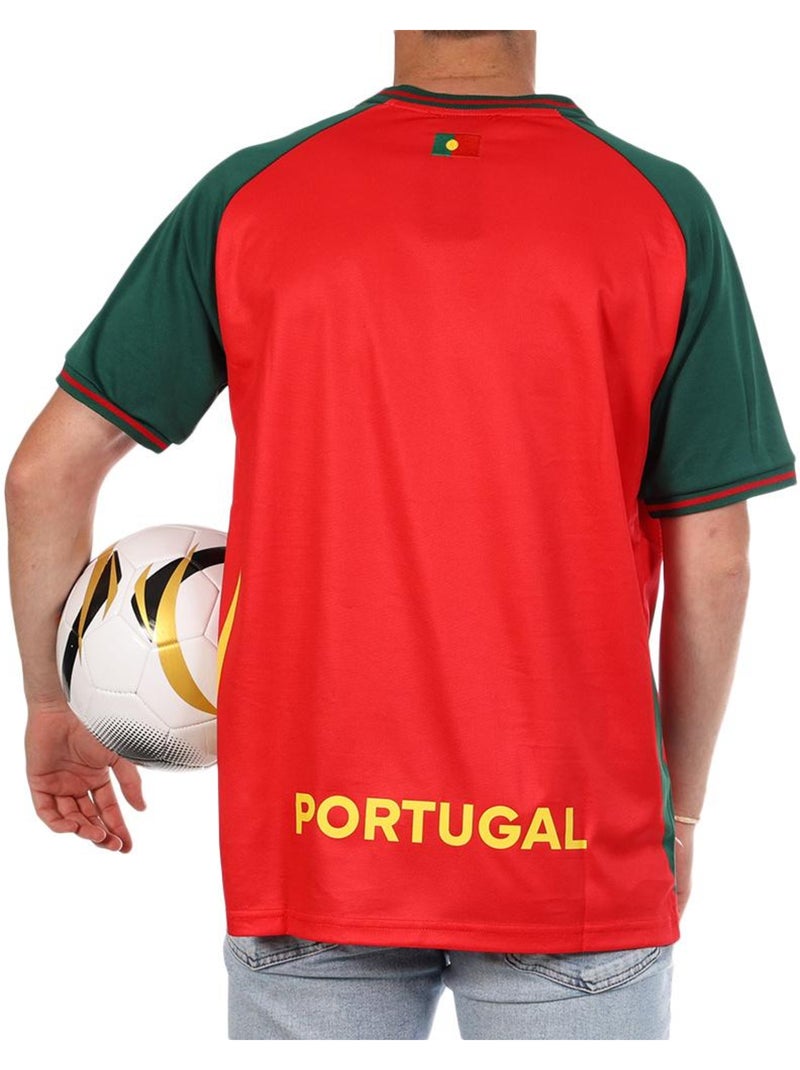 Camisola de Portugal Vermelha Unissexo Sport Zone Vermelho - Kiabi