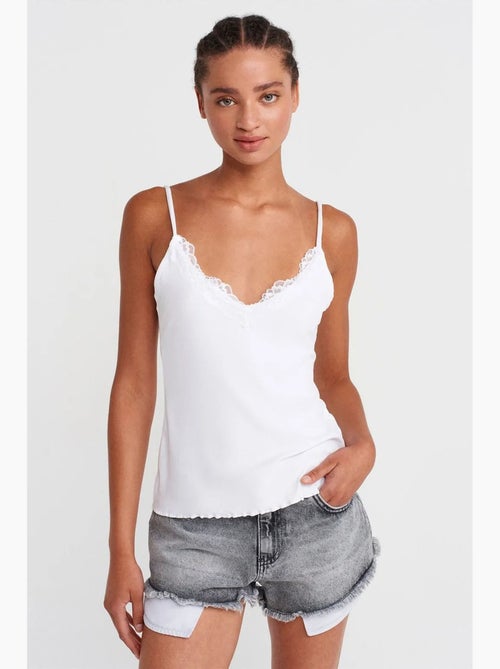 Camisola de renda dilvin - Kiabi