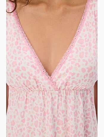 Camisola de renda leopardo penti