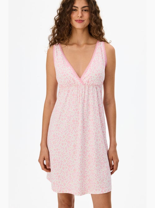 Camisola de renda leopardo penti - Kiabi Camisola de renda leopardo penti - Kiabi