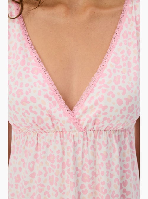 Camisola de renda leopardo penti - Kiabi Camisola de renda leopardo penti - Kiabi