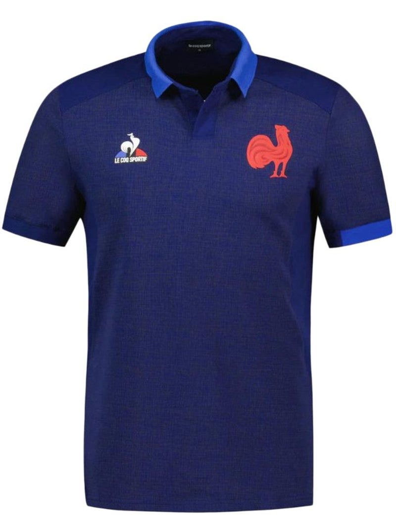 Camisola de Rugby Masculina Le Coq Sportif Intens Azul Marinho Azul - Kiabi
