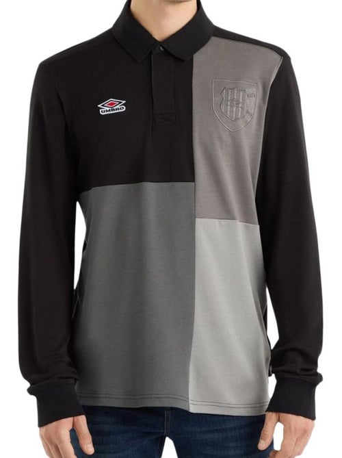 Camisola de Rugby Umbro de Manga Comprida Preta para Homem - Kiabi Camisola de Rugby Umbro de Manga Comprida Preta para Homem - Kiabi
