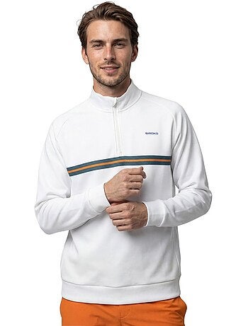 Camisola de ténis meio fecho homem