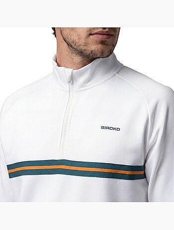 Camisola de ténis meio fecho homem