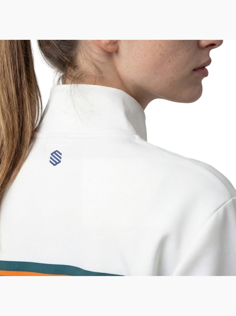 Camisola de ténis meio fecho mulher Branco - Kiabi