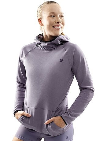 Camisola de treino com capuz para mulher