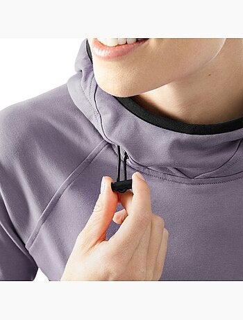 Camisola de treino com capuz para mulher