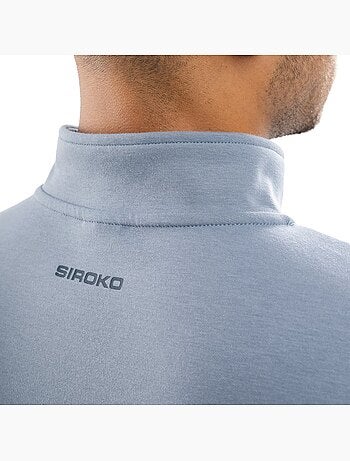 Camisola de treino com fecho 1/4 para homem